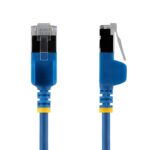 StarTech.com Ultra Slim Cat6a Ethernet Cable 1.5m RJ-45 to RJ-45 Black 10Gbps Network Patch Cord