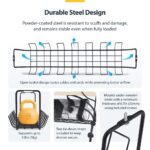 StarTech.com Under Desk Cable Management Tray 24" Long Steel Black 5kg Capacity Screw-On Installation