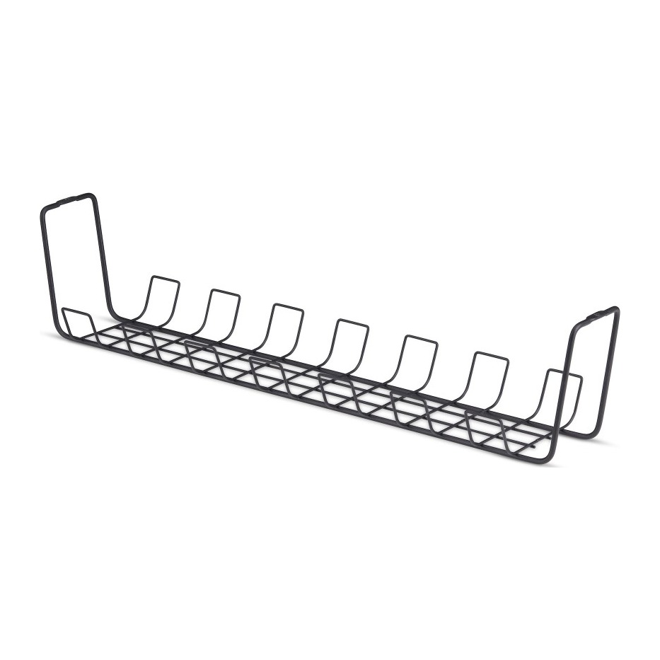 StarTech.com Under Desk Cable Management Tray 24" Long Steel Black 5kg Capacity Screw-On Installation StarTech.com Under Desk Cable Management Tray 24" Long Steel Black 5kg Capacity Screw-On Installation