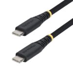 StarTech.com USB-C Charging Cable 2m USB-C to USB-C 60W 3A USB 2.0 Black