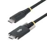 StarTech.com USB-C to USB-C Charging Cable 3m 240W 5A PD 3.1 EPR Side Screw Locking Black