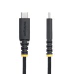 StarTech.com USB-C to USB-C Charging Cable 3m 240W 5A PD 3.1 EPR Side Screw Locking Black