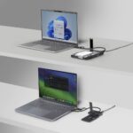 StarTech.com USB-C USB-A M.2 NVMe 2.5" 3.5" SATA Adapter 10Gbps Tool-Free Hot-Swap 2 Drive Access Black