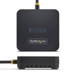 StarTech.com USB-C/USB-A to M.2 NVMe Dock Adapter 10Gbps Tool-Free External SSD Reader Black
