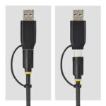 StarTech.com USB-C/USB-A to M.2 NVMe Dock Adapter 10Gbps Tool-Free External SSD Reader Black