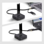 StarTech.com USB-C/USB-A to M.2 NVMe Dock Adapter 10Gbps Tool-Free External SSD Reader Black