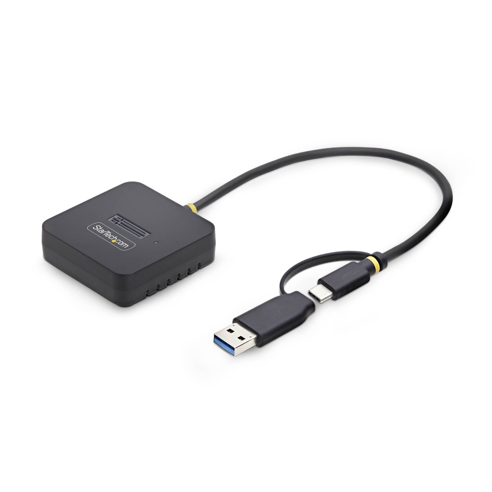 StarTech.com USB-C/USB-A to M.2 NVMe Dock Adapter 10Gbps Tool-Free External SSD Reader Black StarTech.com USB-C/USB-A to M.2 NVMe Dock Adapter 10Gbps Tool-Free External SSD Reader Black