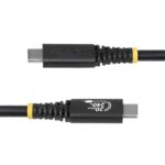StarTech.com USB4 Cable 2m USB-C to USB-C 20Gbps 240W PD 4K 120Hz DisplayPort 2.1 Black