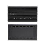 StarTech.com USB4 M.2 NVMe Enclosure 40Gbps Thunderbolt Compatible Aluminium Heatsink Case Black