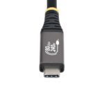StarTech.com USB4 USB-C to USB-C Cable 1.5m 80Gbps 240W PD 8K 120Hz DisplayPort 2.1 Thunderbolt 4 Compatible Black