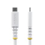 StarTech.com USB4 USB-C to USB-C Cable 2m 20Gbps 240W PD EPR 4K 120Hz DisplayPort 2.1 White