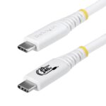 StarTech.com USB4 USB-C to USB-C Cable 2m 20Gbps 240W PD EPR 4K 120Hz DisplayPort 2.1 White