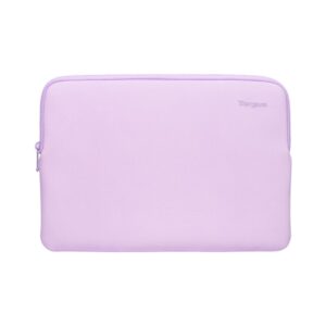Targus Chromatic Laptop Sleeve Case for 14" Devices Zipper Closure Slim Profile Soft Interior Purple
