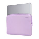 Targus Chromatic Laptop Sleeve Case for 14" Devices Zipper Closure Slim Profile Soft Interior Purple