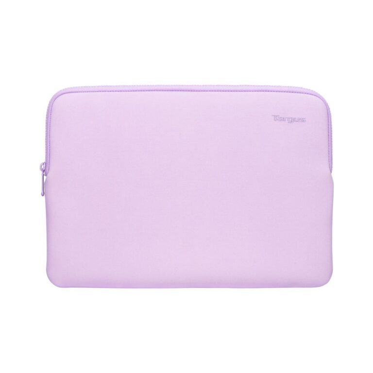 Targus Chromatic Laptop Sleeve Case for 14" Devices Zipper Closure Slim Profile Soft Interior Purple