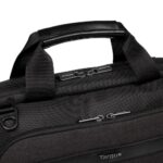 Targus CitySmart 14" Laptop Briefcase Black Grey Padded with Shoulder Strap and Trolley Retainer