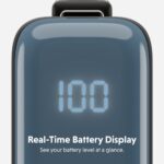 Targus HyperJuice Flex 10K Power Bank 30W USB-C PD 10000mAh LED Display Blue
