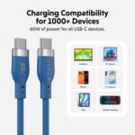 Targus HyperJuice Flex USB-C to USB-C Cable 1.5 m 60 W Blue