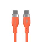 Targus HyperJuice Flex USB-C to USB-C Cable 1.5 m 60 W USB Power Delivery USB 2.0 Orange