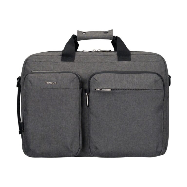 Targus TBT94304GL 16 Inch Laptop Briefcase Grey Hybrid Backpack with Removable Shoulder Strap