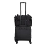 Targus Weekender Travel Tote 16" Laptop Case Water Resistant Expandable Ladies Blue