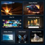 TCL 65V6D-UK 65" 4K Ultra HD Smart TV LED HVA Screen 60Hz HDR10+ Dolby Vision Dolby Atmos Fire OS Black