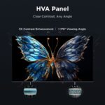 TCL 75V6D-UK 75" 4K Ultra HD Smart TV 60 Hz HDR10+ Dolby Vision Black