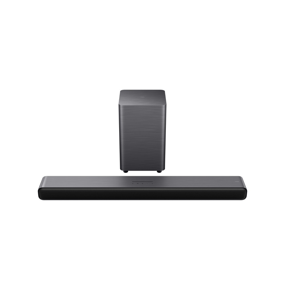 TCL S55HK Soundbar 2.1 Channels 220W RMS Dolby Atmos DTS:X Wireless Subwoofer HDMI 2.1 Bluetooth 5.2 Black TCL S55HK Soundbar 2.1 Channels 220W RMS Dolby Atmos DTS:X Wireless Subwoofer HDMI 2.1 Bluetooth 5.2 Black