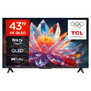 TCL T6C 43" QLED 4K Ultra HD Smart TV 60Hz Dolby Vision HDR10+ Fire TV Dolby Atmos