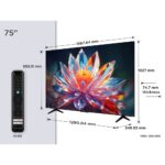 TCL T6C 75" QLED 4K Ultra HD Fire TV 120Hz Dolby Vision HDR Metallic