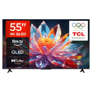 TCL T6C UK 55 Inch QLED 4K 120Hz Smart Fire TV Dolby Vision HDR10+ Atmos
