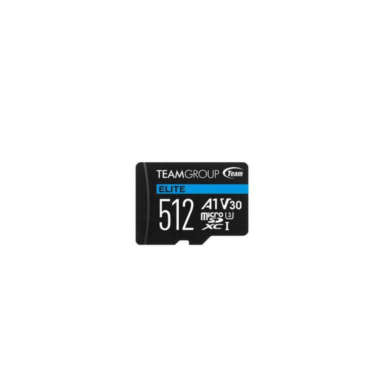 Team Group ELITE A1 MicroSDXC Memory Card UHS-I U3 V30 A1 90 MB/s Read 45 MB/s Write 512 GB