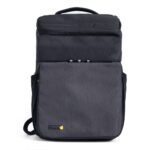Techair TACMB001 Commuter Backpack for 14-15.6" Laptops Black Grey Pattern Water Repellent Rain Cover Lightweight
