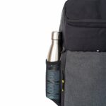 Techair TACMB001 Commuter Backpack for 14-15.6" Laptops Black Grey Pattern Water Repellent Rain Cover Lightweight