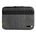 Techair TAECV007 Eco Sleeve Case for 10 to 11.6" Laptops and MacBook Neo Dark Grey Recycled Polyester Zipper