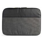 Techair TAECV007 Eco Sleeve Case for 10 to 11.6" Laptops and MacBook Neo Dark Grey Recycled Polyester Zipper