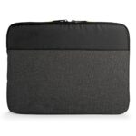 Techair TAECV010 Eco Sleeve for 12-14.1" Laptops Dark Grey Recycled Polyester Zipper