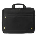 Techair TAN1202v2 14-15.6" Laptop Shoulder Bag Black Toploader with Water Repellent and Impact Resistant Protection