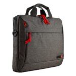 Techair TAN1209 Laptop Shoulder Bag for 14-15.6" Laptops Grey Pattern Toploader Water Repellent Impact Resistant
