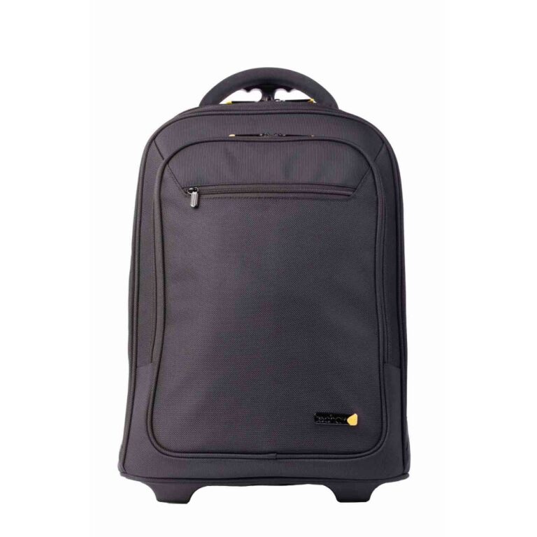 Techair TAN3710v4e Rolling Backpack for 15-16" Laptops Black Recycled Polyester Trolley Case