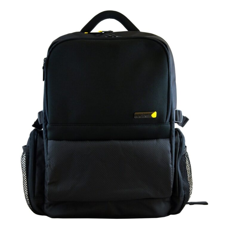 Techair TAN3715 Business Casual Backpack for 14-15.6" Laptops Black Water Repellent Impact Resistant