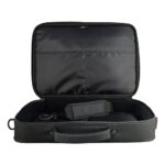 Techair TANZ0107V4 Laptop Bag for 16 to 17.3" Black 600D Polyester Impact Resistant Briefcase with Shoulder Strap