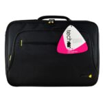 Techair TANZ0107V4 Laptop Bag for 16 to 17.3" Black 600D Polyester Impact Resistant Briefcase with Shoulder Strap