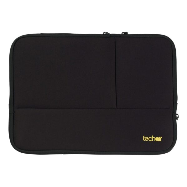 Techair TANZ0331V2 Neoprene Plus Sleeve for 14-15.6" Laptops Black with 3 Pockets