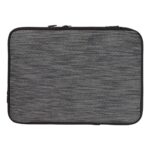 Techair TANZ0348 Neoprene Laptop Sleeve for 10-11.6" Laptops Black with 3 Front Pockets and Bump Resistant Protection