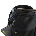 Techair TANZ0701v6 14-15.6" Laptop Backpack Black Lightweight Impact Resistant with Front Pockets and Compartments