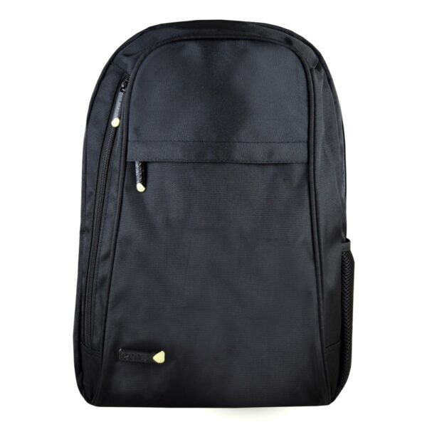 Techair TANZ0701v6 14-15.6" Laptop Backpack Black Lightweight Impact Resistant with Front Pockets and Compartments
