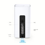 TP-Link NX510v 5G AX3000 Dual-Band Wi-Fi 6 Telephony Router, SIM Slot, 3x Gigabit Ports - White
