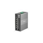 TP-Link Omada Industrial 10-Port Gigabit Switch 6 PoE+ 2 PoE++ Ports 240W Cloud Managed DIN Rail