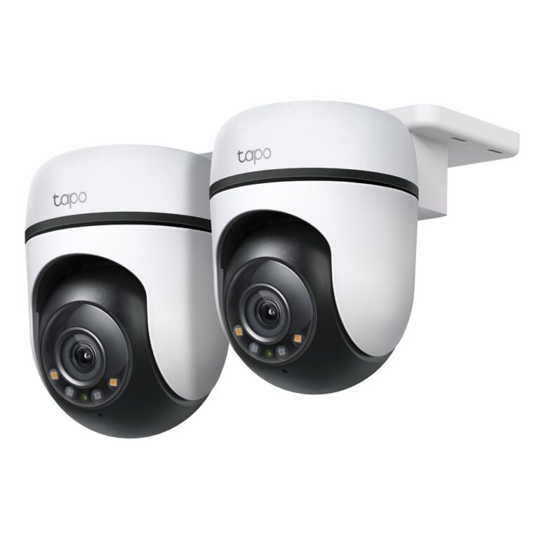 TP-Link Tapo C500 Outdoor Security Camera 2 Pack 1080p Full HD 360° View Wi-Fi Night Vision IP65 Weatherproof